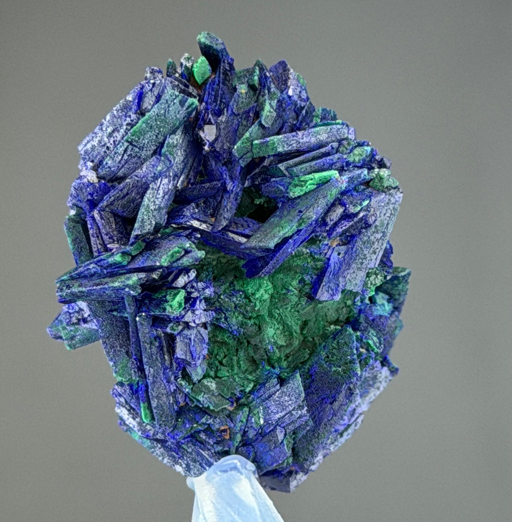 Azurite With malachite lustrous Rosette in Perfect Conditions conditions