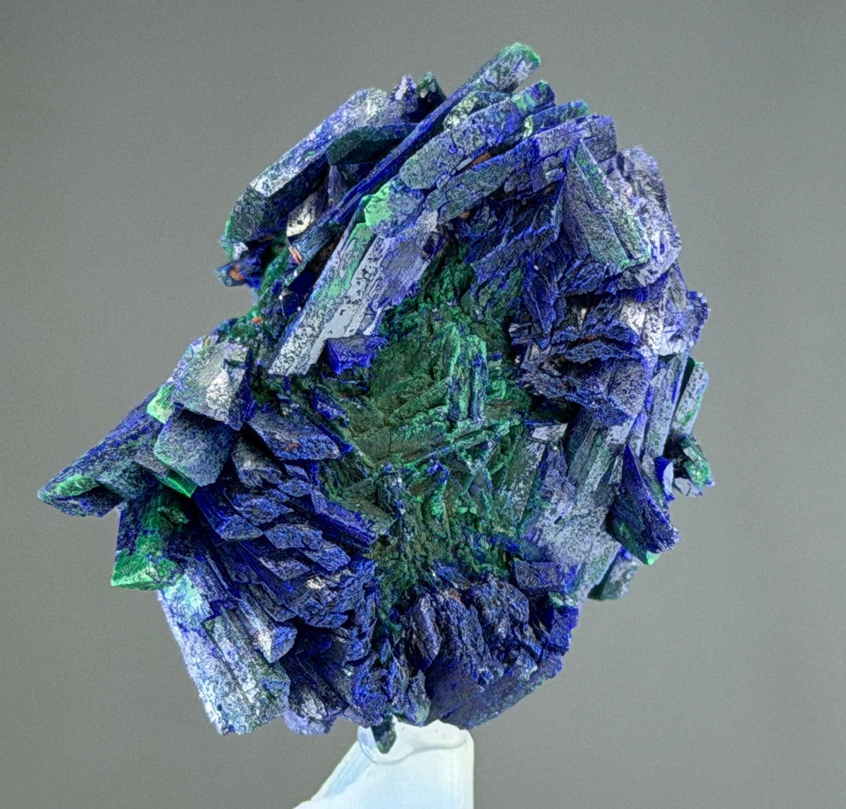 Azurite With malachite lustrous Rosette in Perfect Conditions conditions