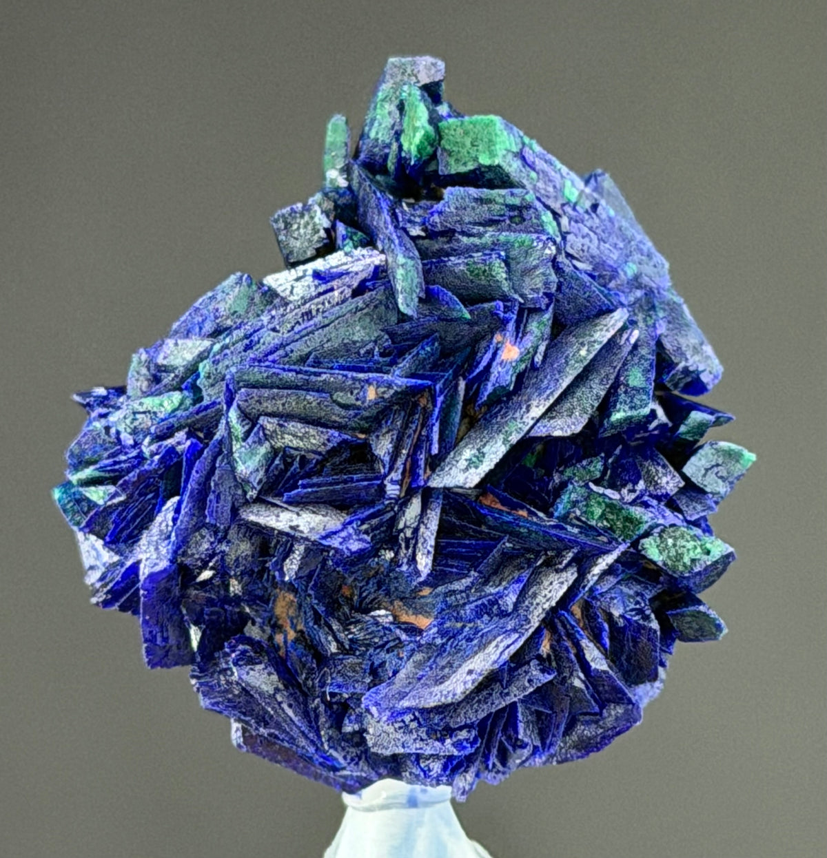Azurite With malachite lustrous Rosette in Perfect Conditions conditions