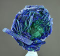 Azurite With malachite lustrous Rosette in Perfect Conditions conditions