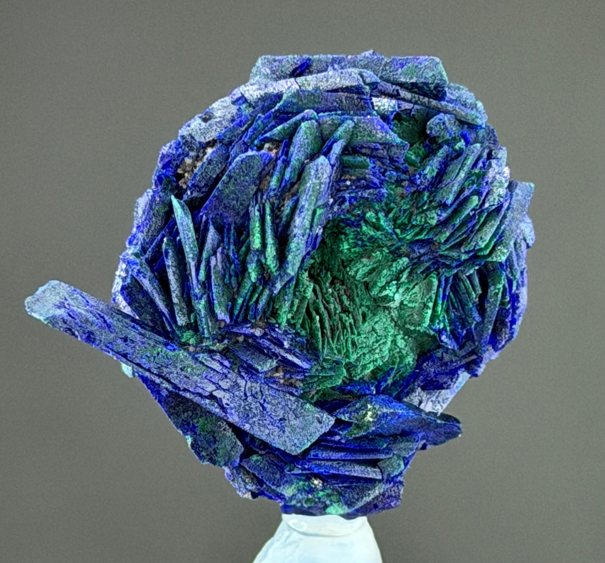 Azurite With malachite lustrous Rosette in Perfect Conditions conditions
