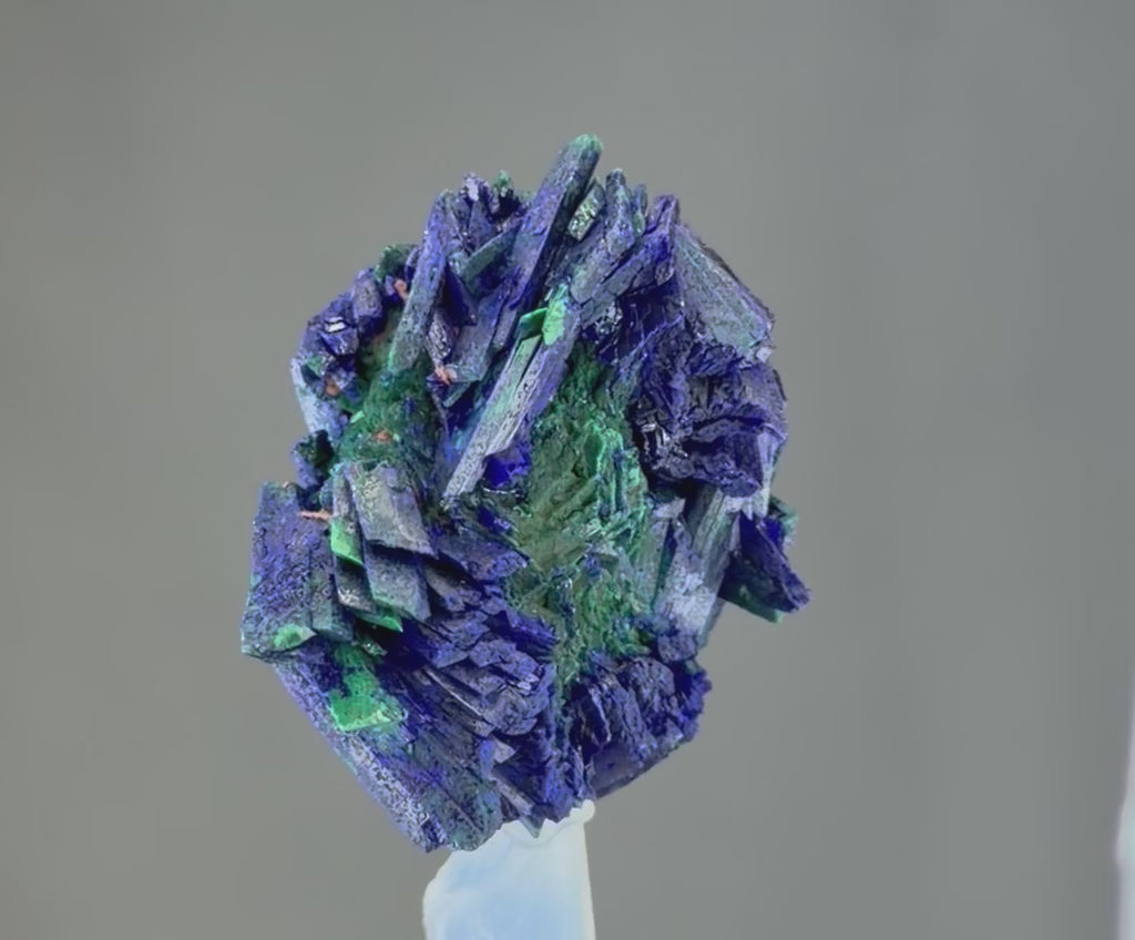 Azurite With malachite lustrous Rosette in Perfect Conditions conditions