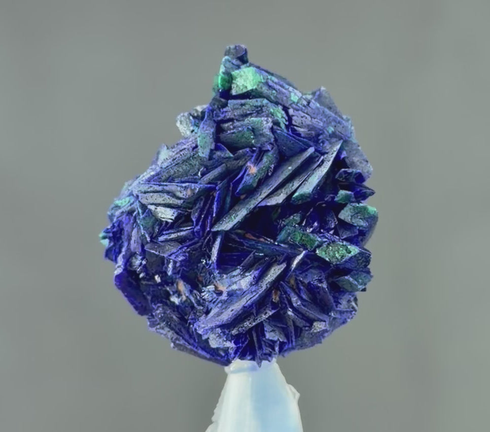 Azurite With malachite lustrous Rosette in Perfect Conditions conditions
