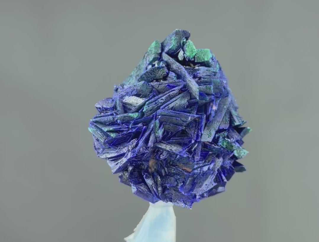 Azurite With malachite lustrous Rosette in Perfect Conditions conditions