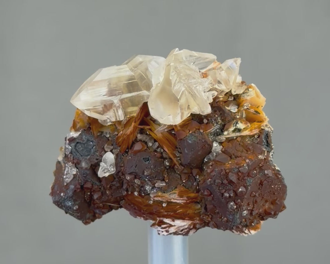 Wings Cerusite  Crystals with  barite and hematite in Perfect conditions