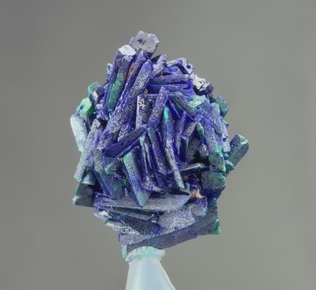 Azurite With malachite lustrous Rosette in Perfect Conditions conditions